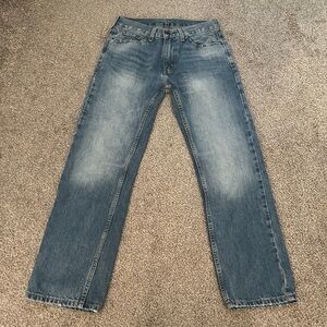 Vintage Levis 505 Blue Straight Leg Jeans